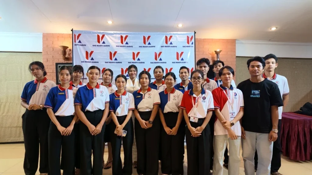 Kanji Masters Academy students and team